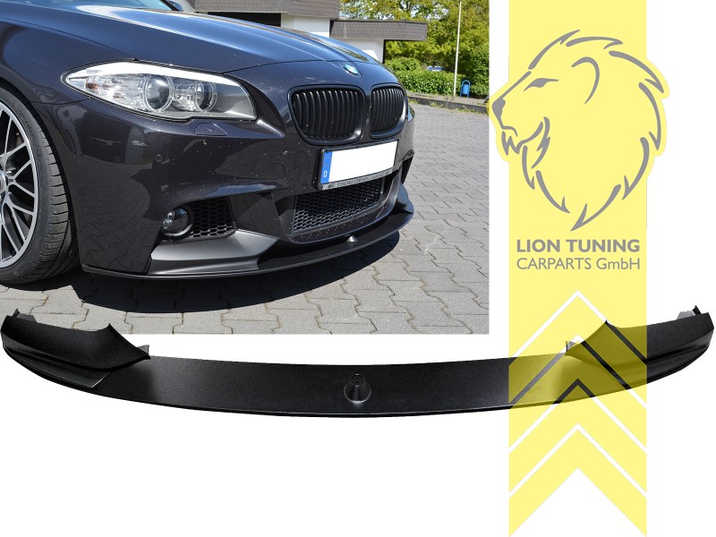 Liontuning - Tuningartikel für Ihr Auto  Lion Tuning Carparts GmbH  Frontspoiler Spoilerlippe Spoiler BMW 5er F10 F11 Sport Optik