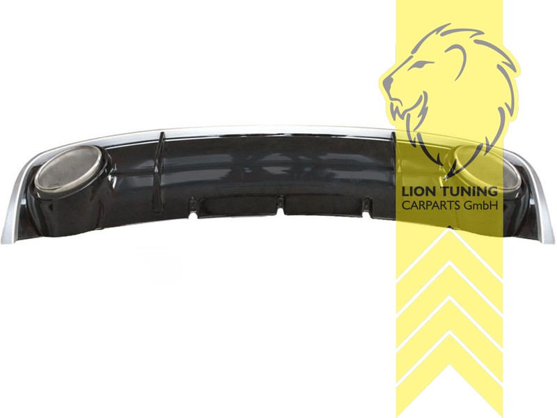 links und rechts, schwarz glänzend, nicht passend für S-Line, PP Kunststoff, Eintragungsfrei / als Ersatzteil verwendbar