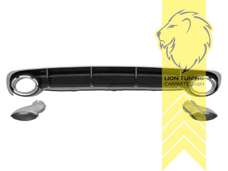 links und rechts, schwarz glänzend, nicht passend für S-Line, nicht passend für Allroad, nicht passend für Modelle mit Active Sound Modul, nicht für Modelle mit Anhängerkupplung, nicht passend für S6 / RS6, nicht passend für S6 / RS6, PP Kunststoff, Eintragungsfrei / als Ersatzteil verwendbar