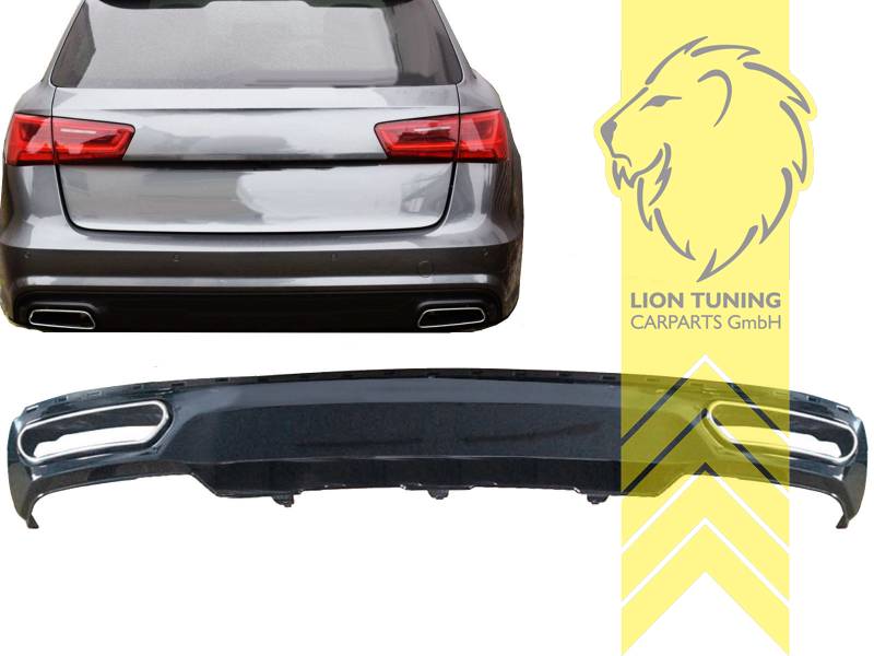 links und rechts, schwarz glänzend, nicht passend für S-Line, nicht passend für Allroad, nicht passend für Modelle mit Active Sound Modul, nicht für Modelle mit Anhängerkupplung, PP Kunststoff, grundiert, Eintragungsfrei / als Ersatzteil verwendbar