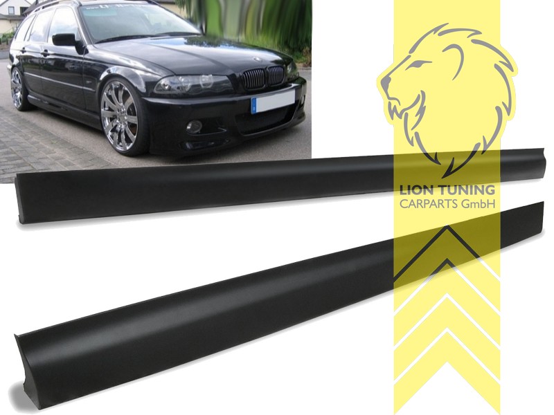 Liontuning - Tuningartikel für Ihr Auto  Lion Tuning Carparts GmbH  Seitenschweller BMW E46 Limousine Touring Sport Optik
