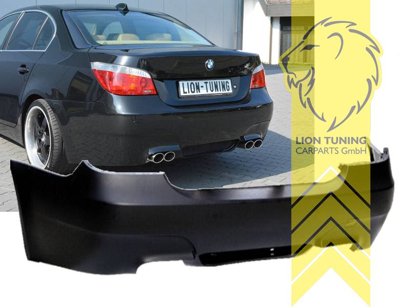 Liontuning - Tuningartikel für Ihr Auto  Lion Tuning Carparts GmbH  Heckstoßstange BMW E60 Limousine M-Paket Optik