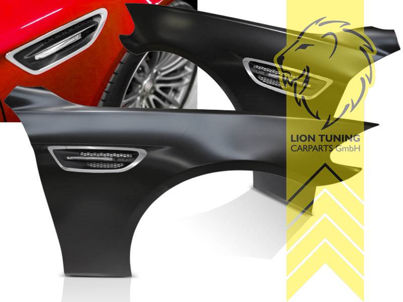 Liontuning - Tuningartikel für Ihr Auto  Lion Tuning Carparts GmbH  Kotflügel Set Links + Rechts 5er BMW F10 Limousine F11 Touring Sport Optik