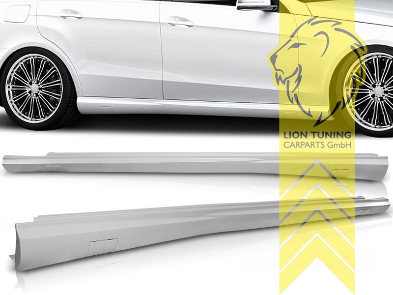 Klassik Design Seitenschweller Set für Mercedes Benz E-Klasse Limo