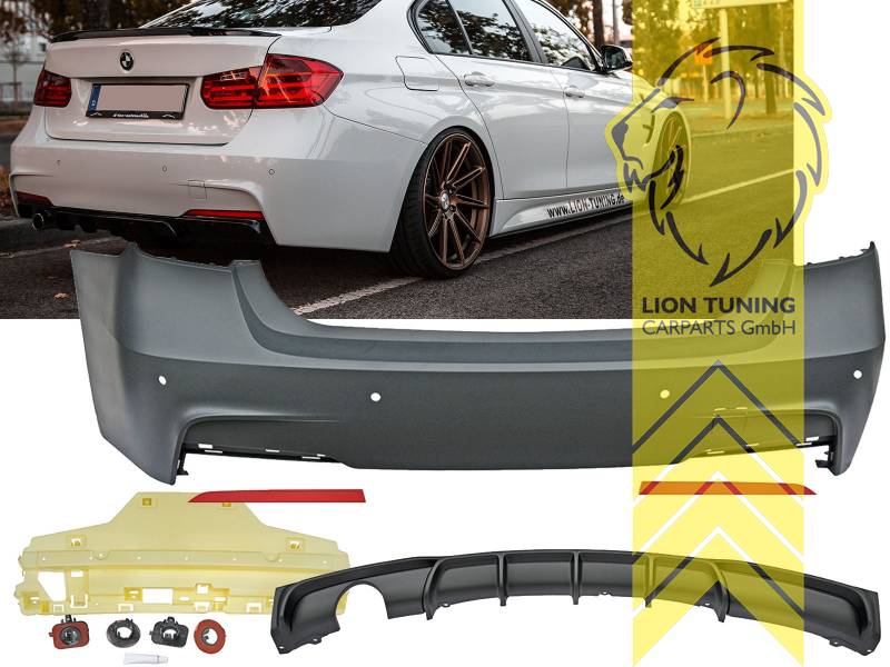 links, Ersatzteile von äquivalenter Qualität für die Besitzer des Fahrzeugs (entspr. EU-Verordnung 46/2010), PP Kunststoff, grundiert, für Fahrzeuge mit PDC, Eintragungsfrei / mit ABE