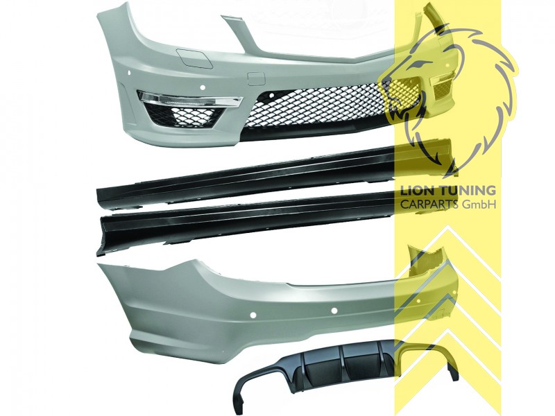 Ersatzteile von äquivalenter Qualität für die Besitzer des Fahrzeugs (entspr. EU-Verordnung 46/2010), PP Kunststoff, grundiert, für Fahrzeuge mit PDC, für Fahrzeuge mit oder ohne SRA