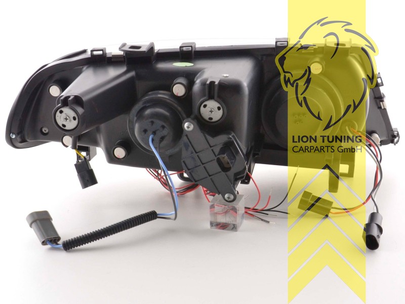Liontuning - Tuningartikel für Ihr Auto  Lion Tuning Carparts GmbH Angel  Eyes Scheinwerfer BMW E46 Coupe Cabrio schwarz