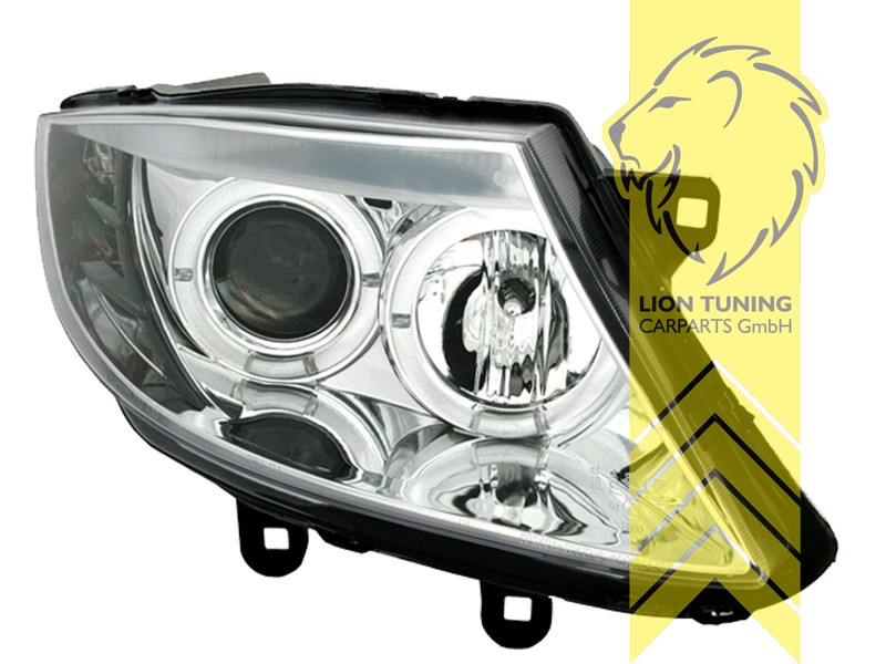 Liontuning - Tuningartikel für Ihr Auto  Lion Tuning Carparts GmbH Angel  Eyes Scheinwerfer BMW Z4 E85 Roadster E86 Coupe chrom