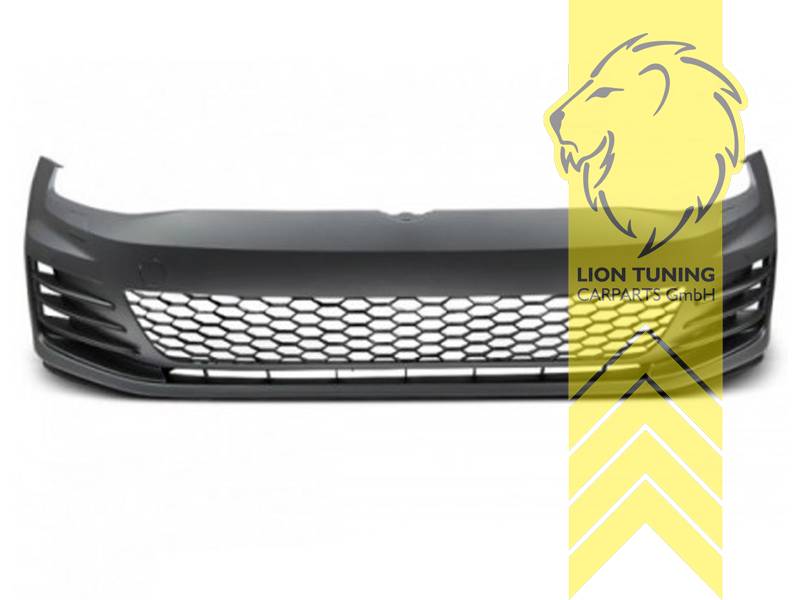 Liontuning - Tuningartikel für Ihr Auto  Lion Tuning Carparts GmbHMaxton  Mittlerer Diffusor Heck Ansatz passend für VW Golf 7 GTI Clubsport schwarz  glänzend
