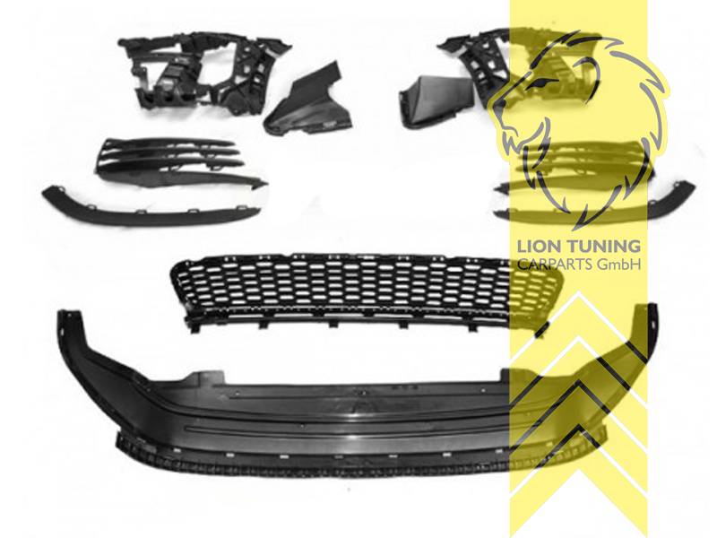 Liontuning - Tuningartikel für Ihr Auto  Lion Tuning Carparts GmbHMaxton  Mittlerer Diffusor Heck Ansatz passend für VW Golf 7 GTI Clubsport schwarz  glänzend