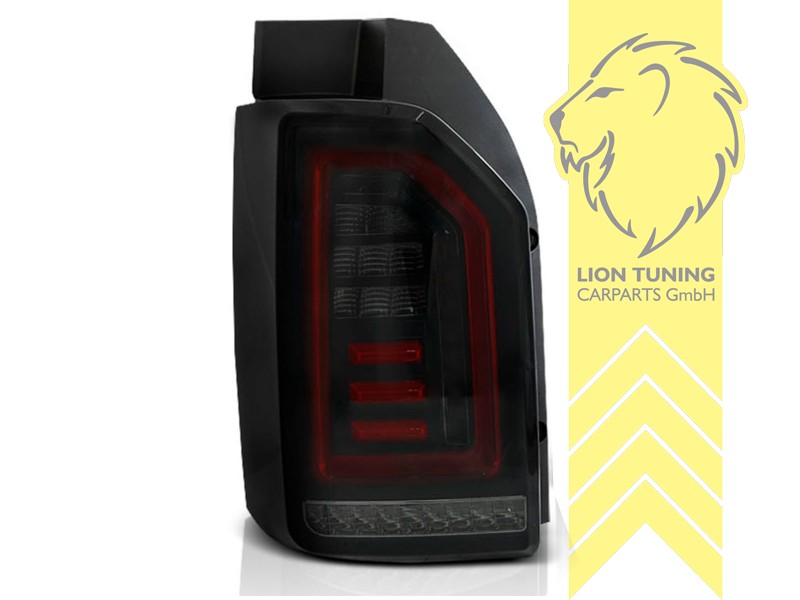 Voll LED Lightbar Design Rückleuchten für VW T6.1 19-23 rot/rauch