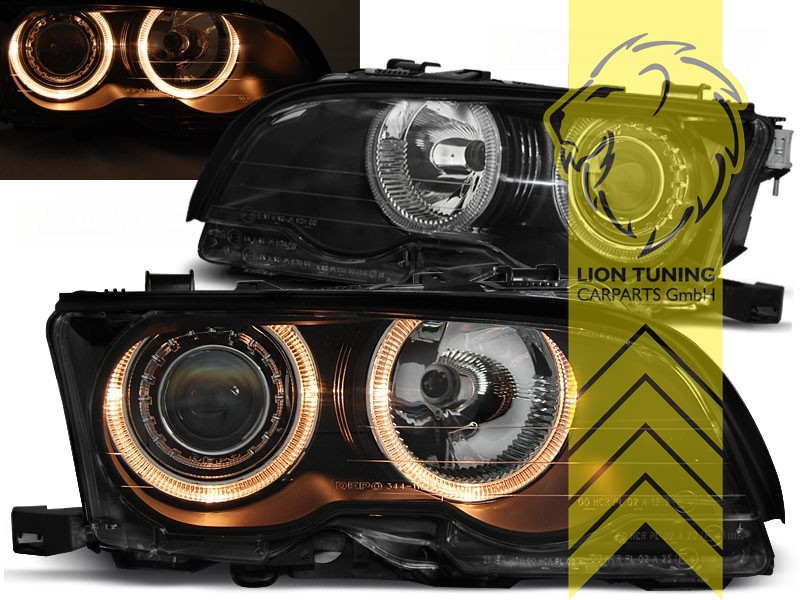 Halogen, schwarz, gelb Halogen, Abblendlicht H7 / Fernlicht H7, elektrisch verstellbar - Stellmotor integriert, Eintragungsfrei / mit E-Prüfzeichen