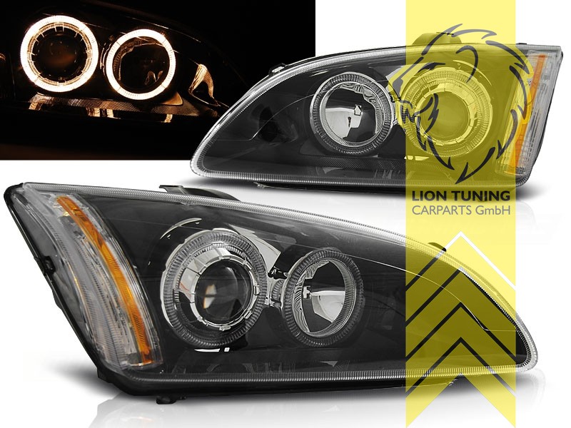 Halogen, schwarz, gelb Halogen, Abblendlicht H7 / Fernlicht H1, elektrisch verstellbar - Stellmotor wird vom Original übernommen, Eintragungsfrei / mit E-Prüfzeichen