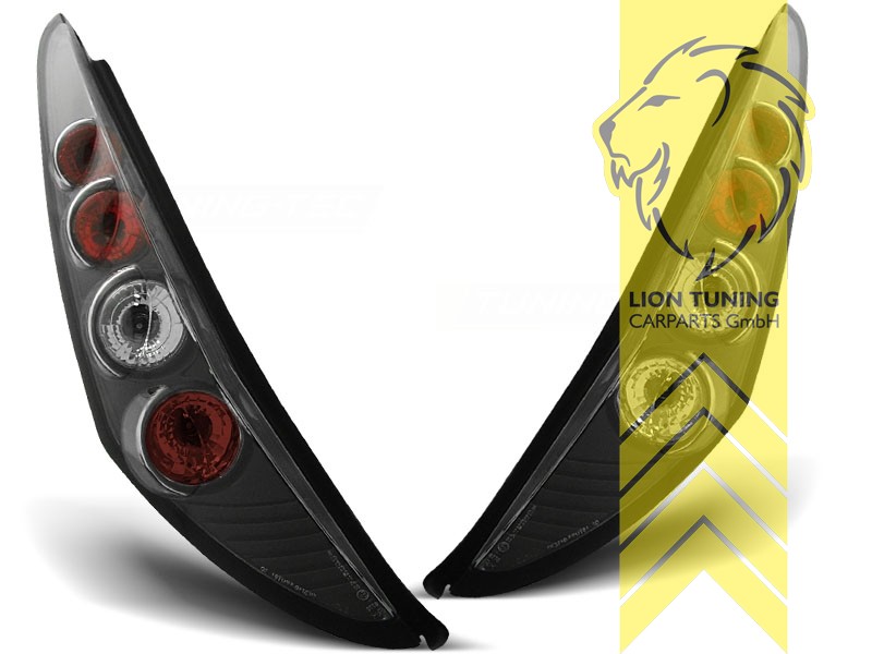 Halogen, schwarz, nur passend für 3-Türer, Blinkerbirnen BAU15S, Eintragungsfrei / mit E-Prüfzeichen