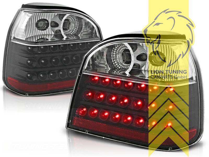 Liontuning - Tuningartikel für Ihr Auto  Lion Tuning Carparts GmbH LED  Rückleuchten VW Golf 3 schwarz