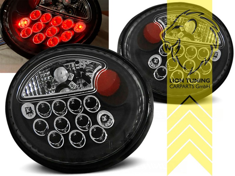 LED, schwarz, Blinkerbirnen BAU15S, Eintragungsfrei / mit E-Prüfzeichen