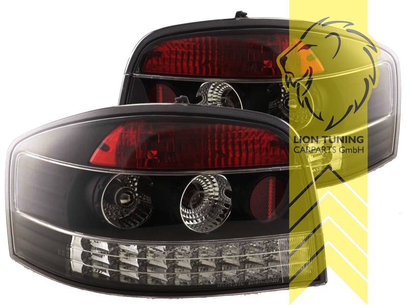 Liontuning - Tuningartikel für Ihr Auto  Lion Tuning Carparts GmbH LED Rückleuchten  Audi A3 8P Sportback schwarz smoke