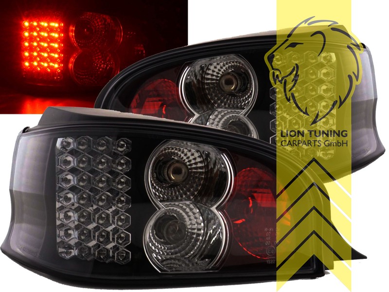 LED, schwarz, Blinkerbirnen BAU15S, Eintragungsfrei / mit E-Prüfzeichen