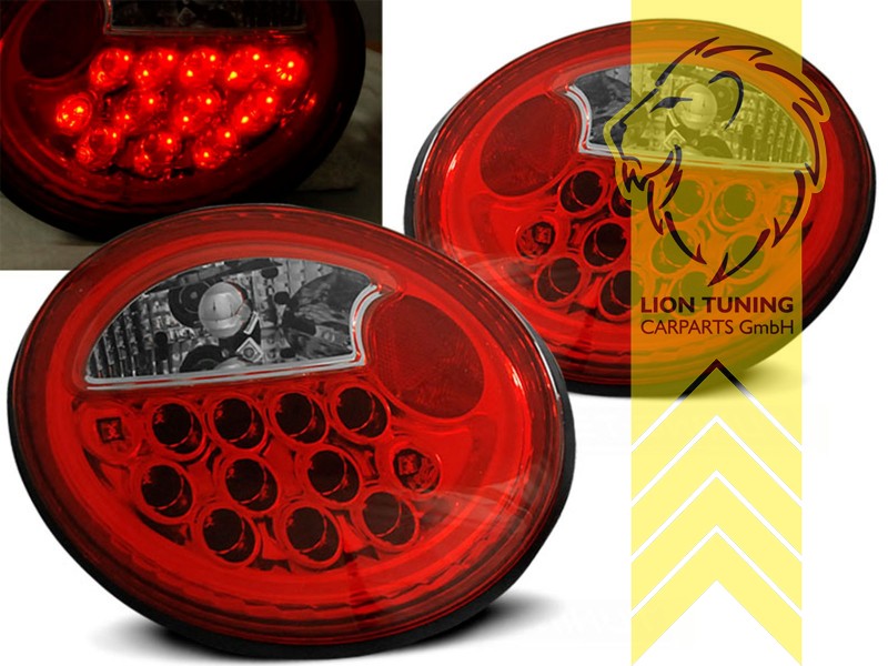 LED, rot, chrom, weiss, Blinkerbirnen BAU15S, Eintragungsfrei / mit E-Prüfzeichen