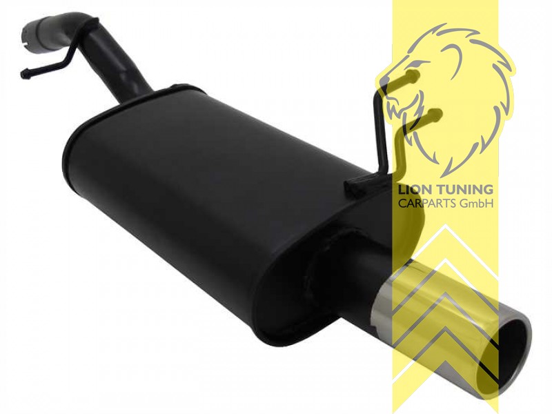 1 x 76mm, Endrohr single, 76mm, Rund, Metall / Stahl, 1.2 16V / 1.4 16V / 1.4 TDCI / 1.6 TDCI, Eintragungsfrei / mit ABE