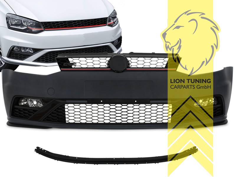 Liontuning - Tuningartikel für Ihr Auto  Lion Tuning Carparts GmbH  Stoßstange VW Polo 6R GTI Optik