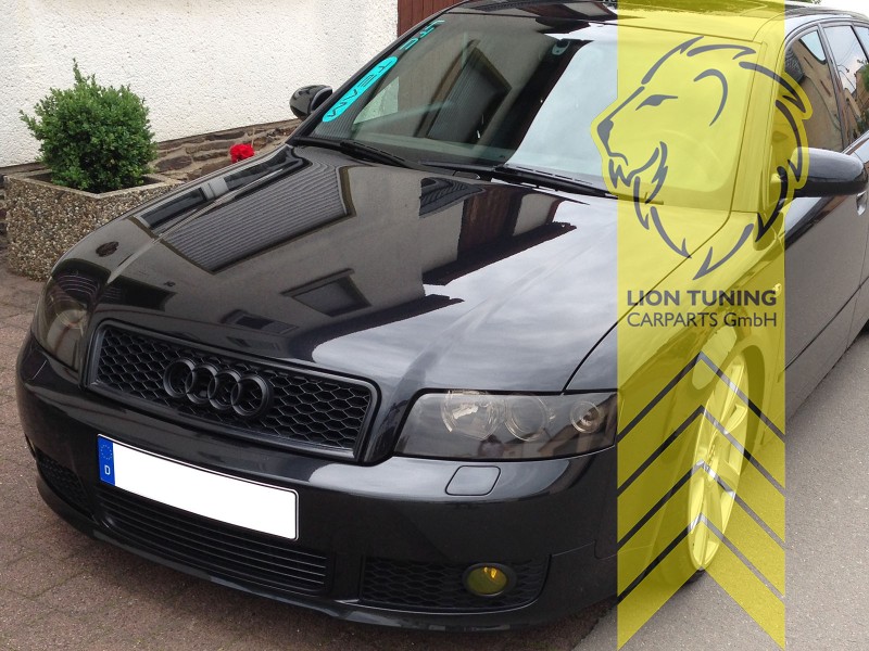 Liontuning - Tuningartikel für Ihr Auto  Lion Tuning Carparts GmbH  Frontspoiler Spoilerlippe Audi A4 B6 8E Limousine Avant S-Line Optik
