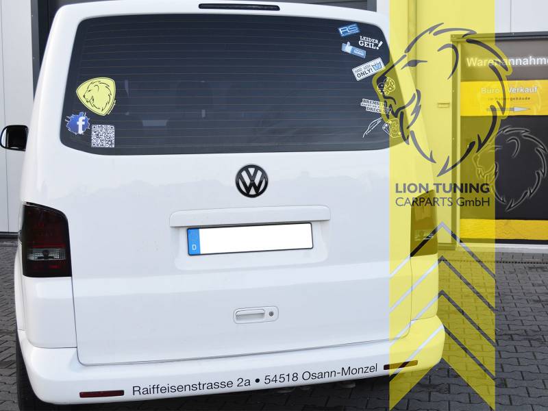 LED Rückleuchten Heckleuchten in Schwarz Smoke für VW Bus T5 mit