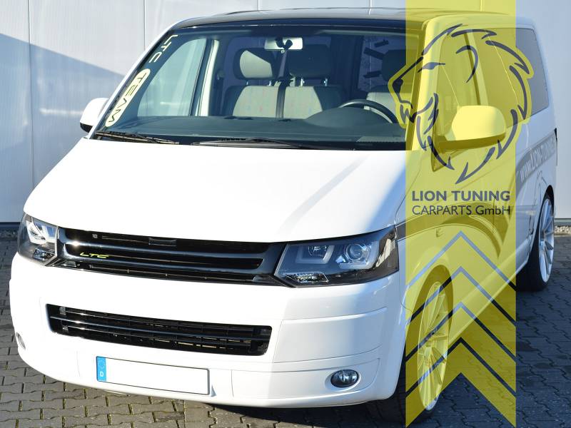 HQ Automotive LED-Tagfahrlicht für Transporter T5, T5.1, T6, Tagfahrlicht,  LED-Nebelscheinwerfer, Upgrade-Kit