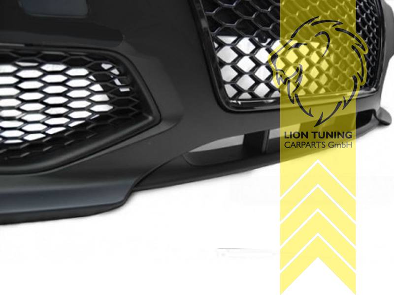 Upgrade Design Frontstoßstange für Audi A3 8P 05-08 inkl. Zubehör Hochglanz  schwarz