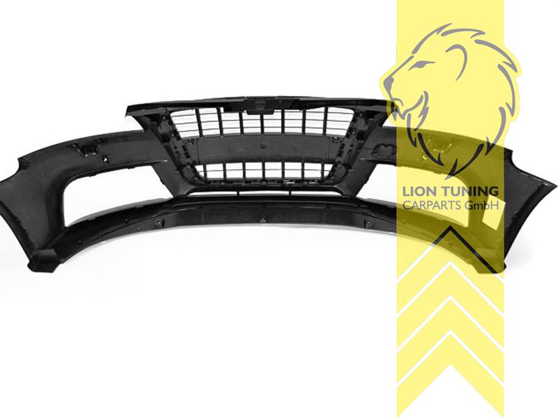 Liontuning - Tuningartikel für Ihr Auto  Lion Tuning Carparts GmbH  Stoßstange Audi A3 8P mit Grill schwarz S8 Optik für PDC