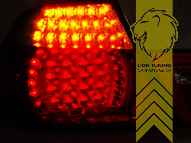 LED Rückleuchten Set In Rot Smoke Für 3er BMW E46 Cabrio