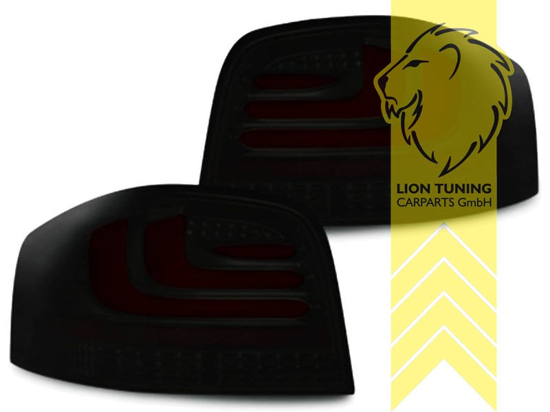 Liontuning - Tuningartikel für Ihr Auto  Lion Tuning Carparts GmbH Car DNA  CARDNA LED Rückleuchten Audi A3 8P schwarz smoke