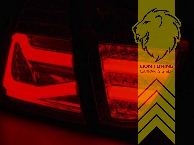 Voll LED Lightbar Rückleuchten Für BMW E90 LCI Limo Bj. 08-12 Smoke