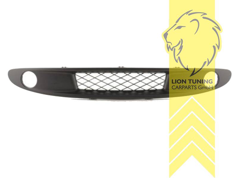 ohne Emblemaufnahme, schwarz matt, ABS Kunststoff, schwarz - lackierfähig, Eintragungsfrei / als Ersatzteil verwendbar