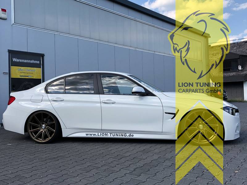 Liontuning - Tuningartikel für Ihr Auto  Lion Tuning Carparts GmbH  Sportgrill Kühlergrill BMW 3er Limousine F30 Touring F31 schwarz glänzend