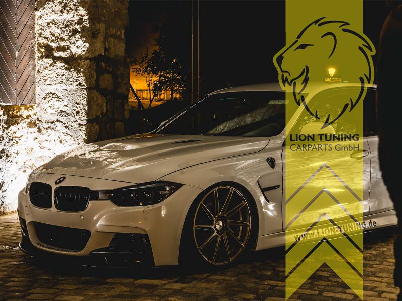Liontuning - Tuningartikel für Ihr Auto  Lion Tuning Carparts GmbH  Stoßstange BMW F30 Limousine F31 Touring M-Paket Performance Optik für PDC