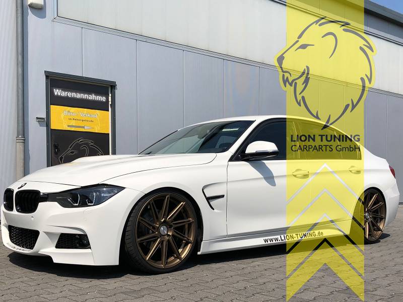 Liontuning - Tuningartikel für Ihr Auto  Lion Tuning Carparts GmbH Kennzeichenhalter  BMW F30 Limousine F31 Touring vorne