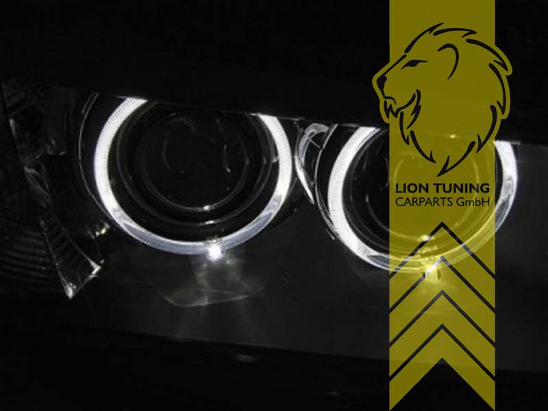 Liontuning - Tuningartikel für Ihr Auto  Lion Tuning Carparts GmbH LED  Angel Eyes Scheinwerfer für BMW X3 F25 schwarz