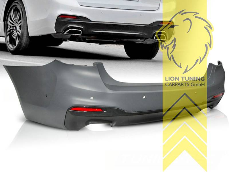Liontuning - Tuningartikel für Ihr Auto  Lion Tuning Carparts GmbH  Heckstoßstange Heckschürze für BMW G30 Limousine auch für M-Paket für PDC