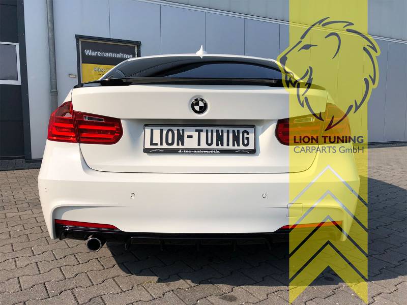 Liontuning - Tuningartikel für Ihr Auto  Lion Tuning Carparts GmbH  Heckstoßstange BMW 3er F30 Limousine Sport Optik für PDC