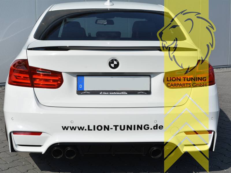 Liontuning - Tuningartikel für Ihr Auto  Lion Tuning Carparts GmbH  Edelstahl Sportauspuff Duplex für BMW F30 F31 F32 F33 Carbon Endrohr