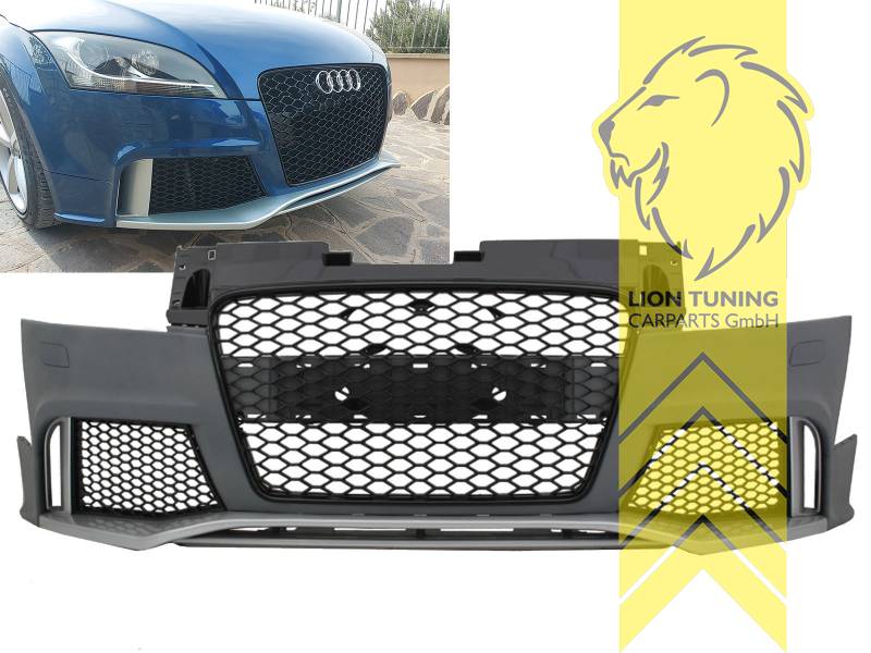 Ersatzteile von äquivalenter Qualität für die Besitzer des Fahrzeugs (entspr. EU-Verordnung 46/2010), PP Kunststoff, grundiert, für Fahrzeuge ohne PDC, für Fahrzeuge mit oder ohne SRA, Eintragungsfrei / mit ABE