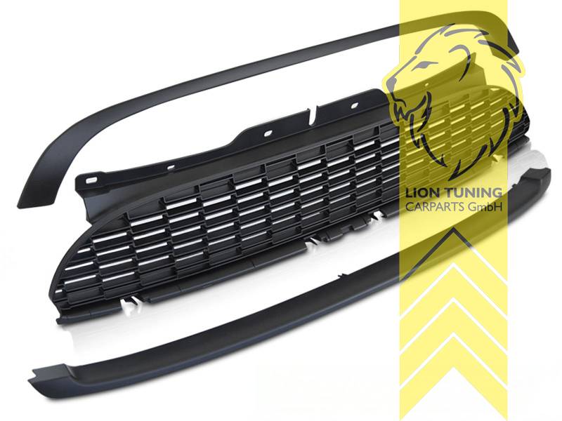 schwarz matt, nicht für Cooper S und John Cooper Works, ABS Kunststoff, Eintragungsfrei / als Ersatzteil verwendbar