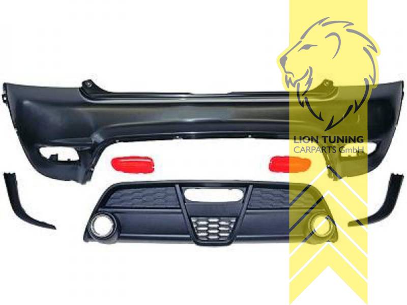 links und rechts, Ersatzteile von äquivalenter Qualität für die Besitzer des Fahrzeugs (entspr. EU-Verordnung 46/2010), nicht passend für Cooper S, PP Kunststoff, grundiert, für Fahrzeuge ohne PDC, Eintragungsfrei / mit ABE