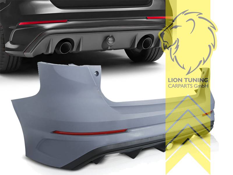 links und rechts, Ersatzteile von äquivalenter Qualität für die Besitzer des Fahrzeugs (entspr. EU-Verordnung 46/2010), PP Kunststoff, grundiert, für Fahrzeuge mit PDC, Eintragungsfrei / mit ABE