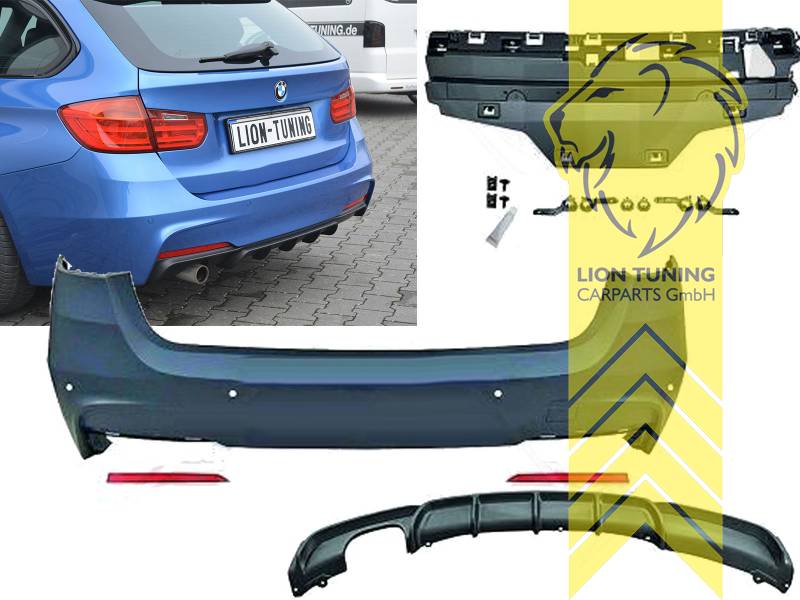 links, Ersatzteile von äquivalenter Qualität für die Besitzer des Fahrzeugs (entspr. EU-Verordnung 46/2010), PP Kunststoff, grundiert, für Fahrzeuge mit PDC, Eintragungsfrei / mit ABE
