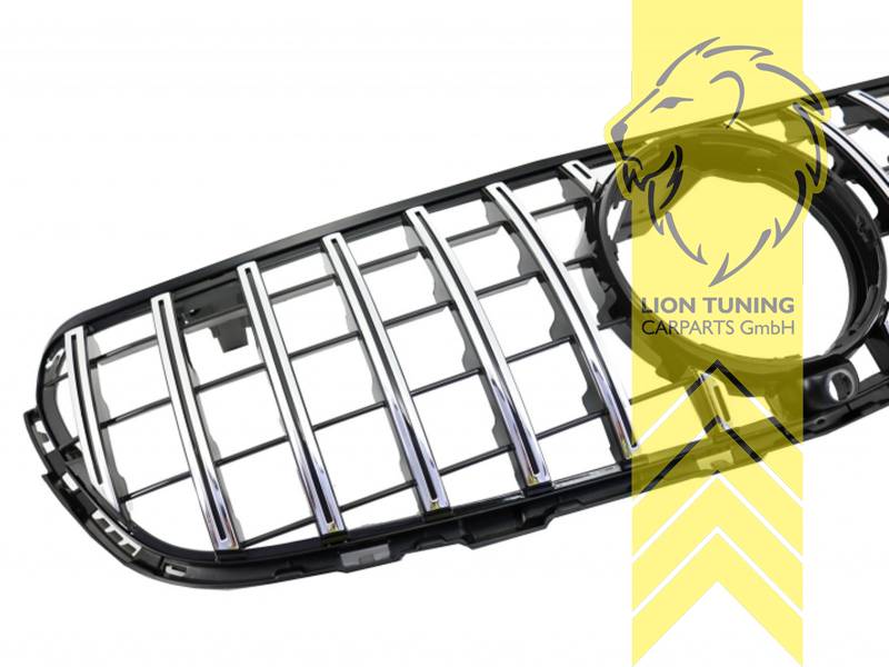 Liontuning - Tuningartikel für Ihr Auto  Lion Tuning Carparts GmbH Grill  Sportgrill Kühlergrill für Mercedes Benz GLC X253 schwarz glänzend