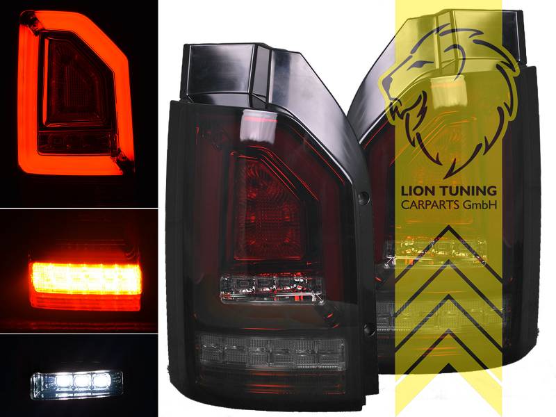 Für Fahrzeuge mit Heckklappe und Halogen ab Werk, dynamischer LED Blinker, LED, rot, schwarz, Eintragungsfrei / mit E-Prüfzeichen