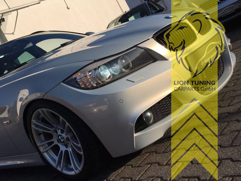 Liontuning - Tuningartikel für Ihr Auto  Lion Tuning Carparts GmbH  Frontstoßstange für BMW E90 Limousine E91 Touring LCI auch für M-Paket PDC
