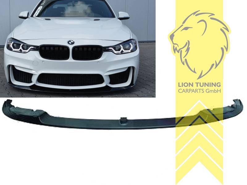 Liontuning - Tuningartikel für Ihr Auto  Lion Tuning Carparts GmbH  Frontspoiler Spoilerlippe Spoiler 3er BMW F30 F31 Sport Optik
